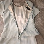 Donna Morgan Petites Women's Vintage Embroidered Formal Dress in Blue Size 10 Photo 11