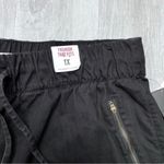 Celebrity Pink Black Elastic Waist Utility Jeans 1X Photo 2