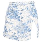 Reformation  Margot Floral Mini Skirt Pompadour Light Blue Photo 3
