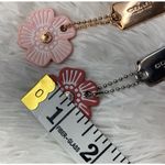 Coach  Gold and Silver Tea Rose Flower Floral Bag Charm Hang Tag Bundle Photo 3