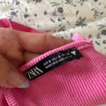 ZARA Like new  hot pink halter top Photo 2