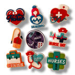 Nurse Medical Nursing Croc Charm Shoe Charm Jibbitz (9 Charms) Cartoon N3 Photo 0