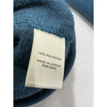 Womans Bass Small Blue Zip Up Long Sleeve Fleece Photo 3