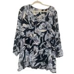 Billabong ✨ Just Like You Floral Lace Up Sz Large Dress✨ Photo 4