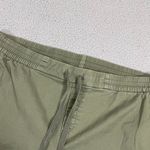 Old Navy  Pants Women 18 Olive Pull on Drawstring Stretch Flat Front Photo 1