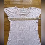 ALLSAINTS  Spitalfields Light Pink Scoop Neck Tshirt Sz 10 Cotton lightweight Photo 4