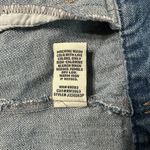 REWASH  Light Blue Distressed Jean Jacket with Leopard Accents Photo 5