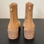 Ccocci  Rory Womens Ankle Booties Chunky Heels Zip Round Toe Size 6.5‎ Tan Suede Photo 3