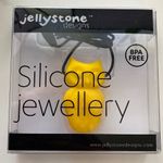 Jellystone Designs BPA Free Silicone Yellow Owl Chew Sensory Necklace NEW Photo 1