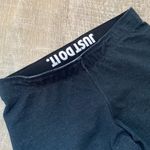 Nike Y2K Vintage  Logo Leggings Dark Gray Women's Small Active Retro Streetwear Photo 4