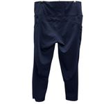 Level Up Active Blue 2 Zippered Pockets 3 Quarter Length Crop Legging Womens XL Photo 4