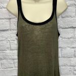 DKNY  Double Strap Cover Up Midi Dress Size S Moss Green New Lightweight Photo 3