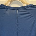 Tangerine Women's Activewear L Turkish Blue Rouche Shirt Photo 6
