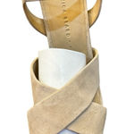 Veronica Beard  Lucille Ecru Beige Suede Cork Platform Sandals‎ Pumps Size 10 Photo 0