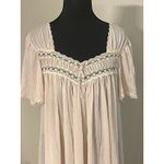 Vintage Pink Lace Nightgown Romantic Peignoir Sz Large Style Coquette Soft Girl Photo 1