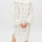 Urban Outfitters  Dorothea embroidered floral dress medium Photo 1