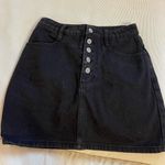 Brandy Melville Black Jean Skirt Photo 0