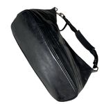 Coach Black Signature Hobo Bag Leather F17421 Black C Stitching Photo 2