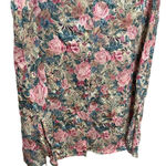 Victoria's Secret Victoria’s Secret Vintage Gold Label Floral Button Down Nightie Tunic Shirt M/L Photo 3