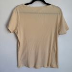 Victoria's Secret Vintage Country Pointelle Knit Pajama Set Butter Yellow Sz L Photo 3