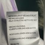 Urban Outfitters  Purple and White Stripe Linen Midi Dress Photo 6