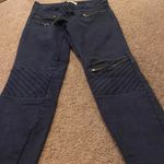 ZARA  basic denim moto jeans 6 Photo 3