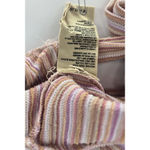 Free People  Women's Autumn Nights Stripe Blouson Wrap Top Orchid Rain‎ Small Photo 5