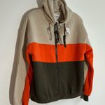 c'est toi C’EST TOI Hoodie color block size small brown orange Photo 2