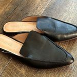 Madewell  Black Leather Women's Clogs Size 7 1/2 Pointed Toe Photo 0