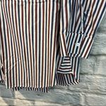 Stateside Women's Size Small Red/White/Blue Stripe Button Down Casual Shirt Photo 5