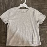 Brandy Melville  Grey Baby Tee Photo 1