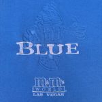 Vintage 90s M&M’s Blue Candy Embroidered Las Vegas Crewneck Sweatshirt Sweater Size XL Photo 2
