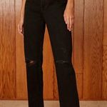 Aritzia denim forum the Joni high rise loose 29L fit black jeans 25 Photo 0