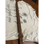 Womens Graphic T Shirt Helping Little Minds Grow XL Floral Print Short SCream XL Tan Photo 5