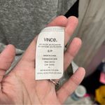 Vince  Black Gray Colorblock Long Sleeve T-Shirt Rayon Jersey Photo 5