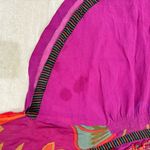 Label Rita Kumar 100% Silk Floral Flutter Embroidered Flowy Boho Traditional Top Purple Size 2 Photo 10