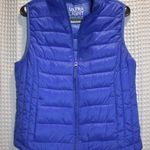 Blue Puffer Vest Size L Photo 4