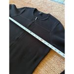 Talbots  Petites Black Zip Front Knit Jacket Top Long Sleeve Women’s LP Photo 8