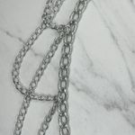Draped Silver Tone Metal Chain Link Belt Y2K XS/Small XS/S ✨ Photo 6