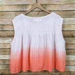 Free People NWOT  Little Bit of Something Ombre Blouse - Small Photo 2