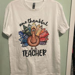 Thanksgiving Teacher TShirt Size M Photo 0