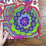 Jude Connally • Mary Pat Dress sleeveless mini sheath paisley bright pink green Size XS Photo 5