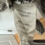 CAbi  Marled Ribbed Sweater Tee Gray Knit‎ Top M Minimalist Softcore Cotton Blend Photo 4