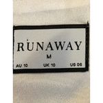 RUNAWAY THE LABEL  REVOLVE Tammy Maxi Dress Orange Pink‎ Medium V Neck Front Slit Photo 7