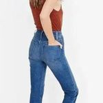 Madewell  High Rise The Momjean Stratfield Wash Jeans Blue Size 26 Ankle Photo 1