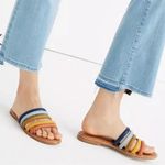 Madewell Addie Rainbow Slip on Sandals, Sz 10 Photo 1