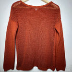 Sundance  Women Kia Open Knit Loose Weave Boho Pullover Sweater in Rust Size M Photo 0