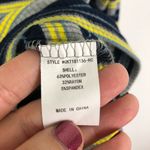 Code x Mode Striped Mock Neck Zip Front Top Size Medium Photo 6