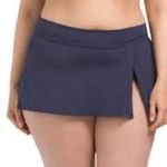 Croft & Barrow  Swim Skort dark blue size 12 spandex Lycra and nylon Photo 1