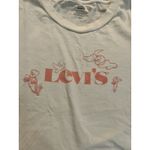 Levi's MSRP $25  Trendy Plus Cotton Graphic T-Shirt White Size Small Photo 2